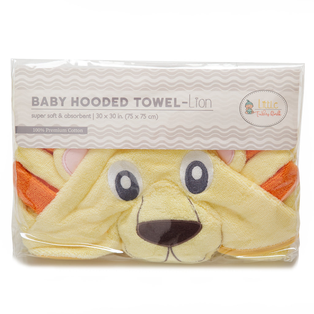 Lion Hooded Baby Towel