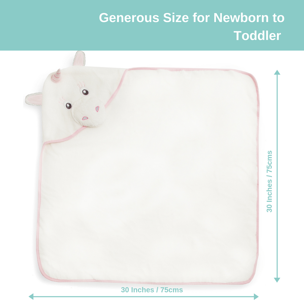 Unicorn Hooded Baby Towel