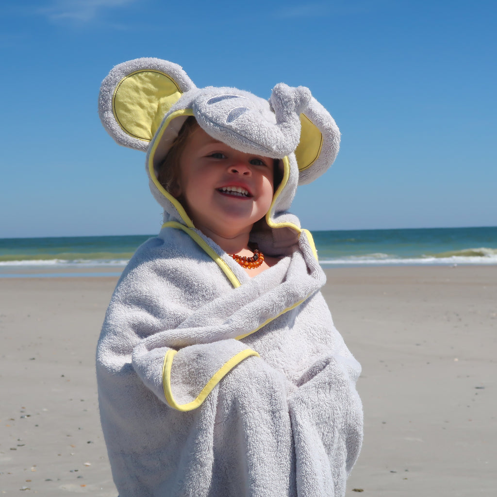 Kids Elephant Hooded Towel