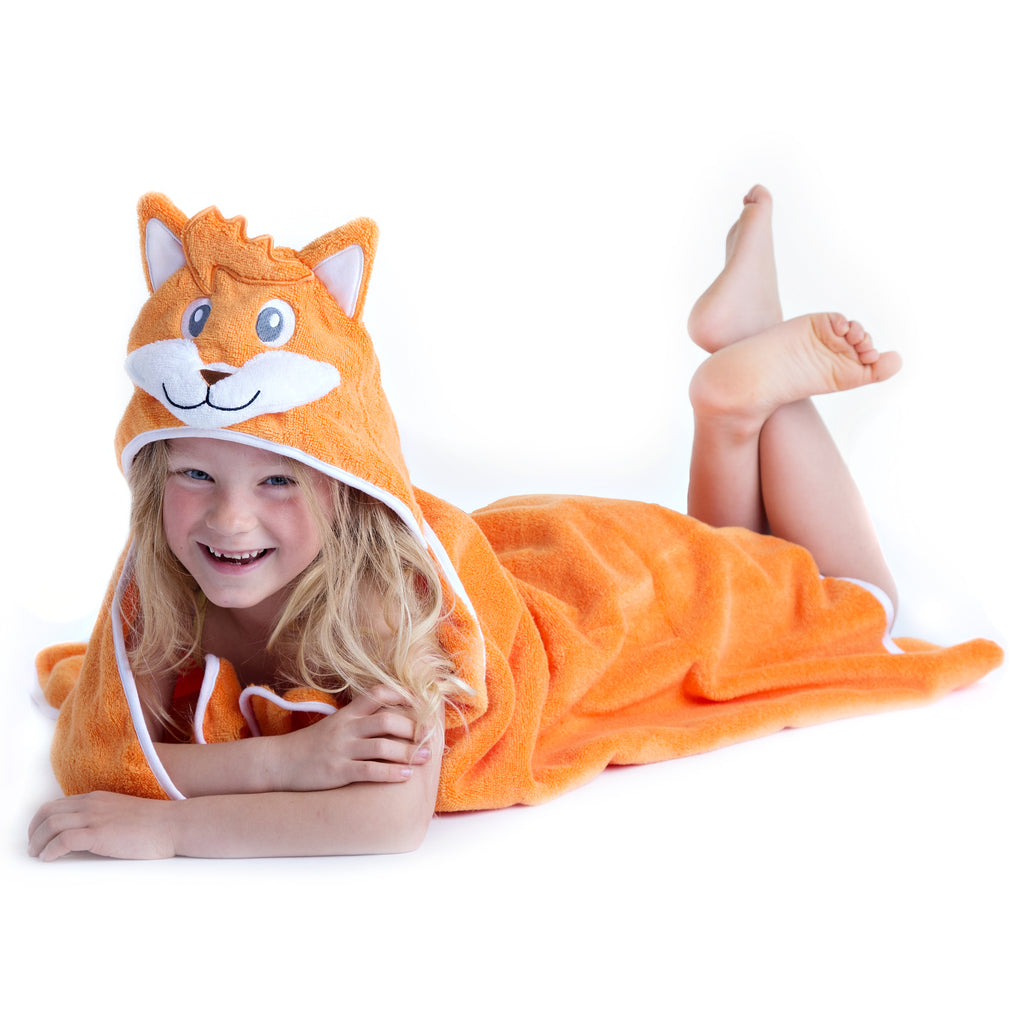 Kids Fox Hooded Towel