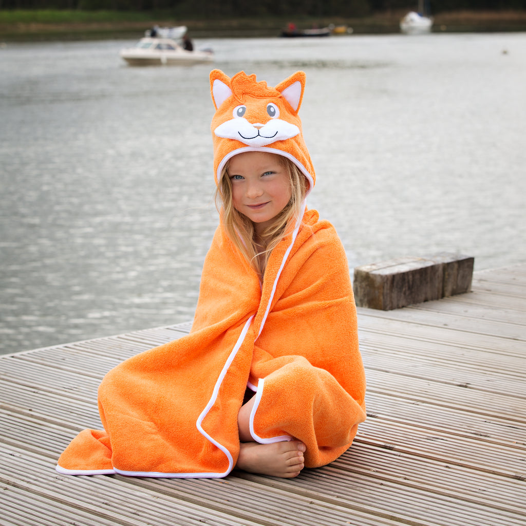 Kids Fox Hooded Towel