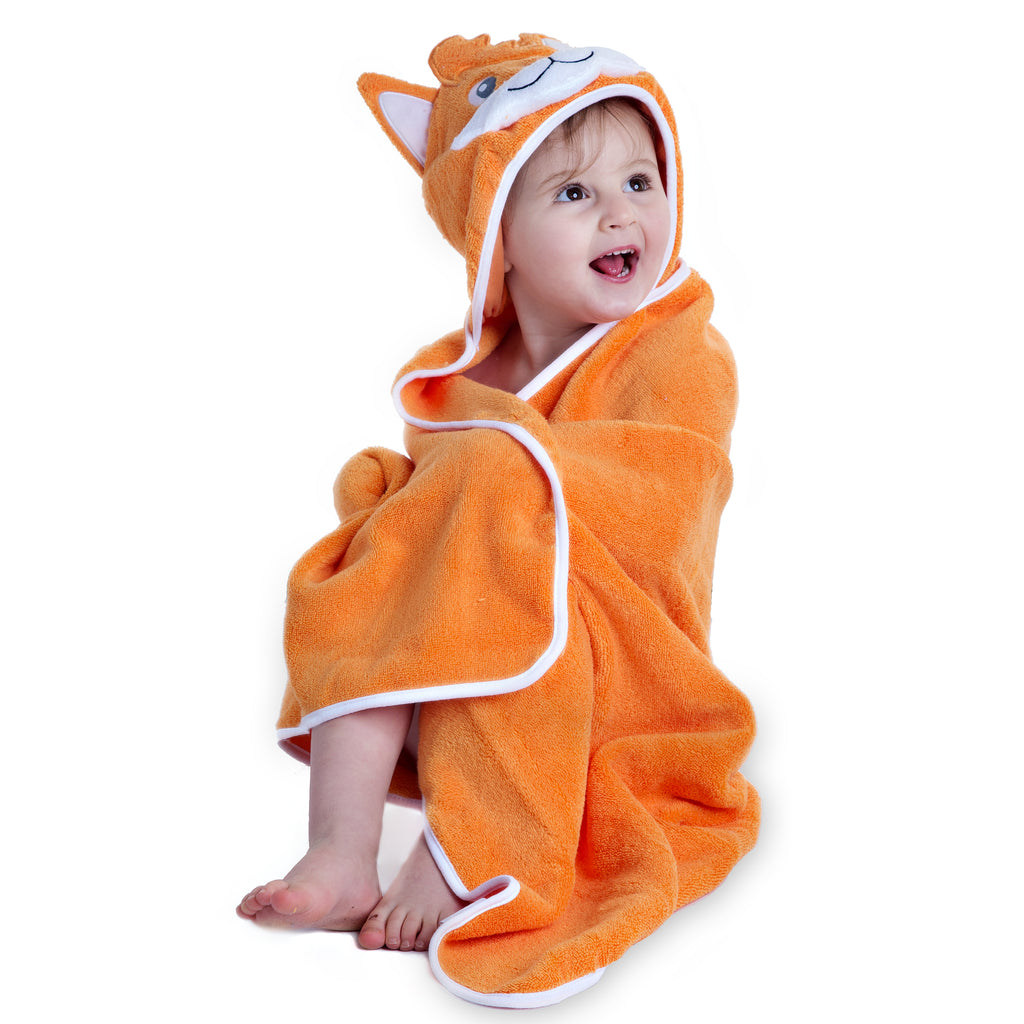 Kids Fox Hooded Towel