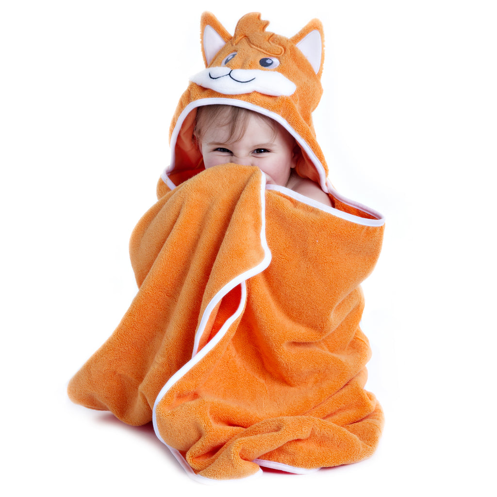 Kids Fox Hooded Towel