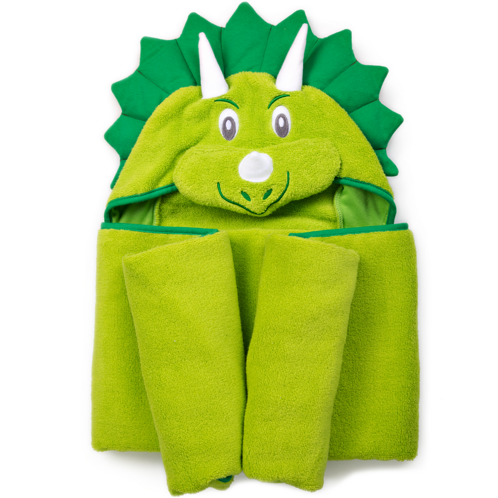 Kids Dinosaur Hooded Towel