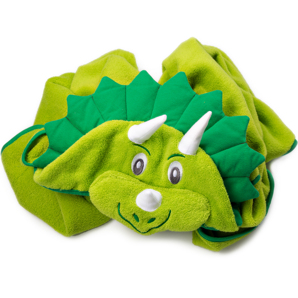 Kids Dinosaur Hooded Towel