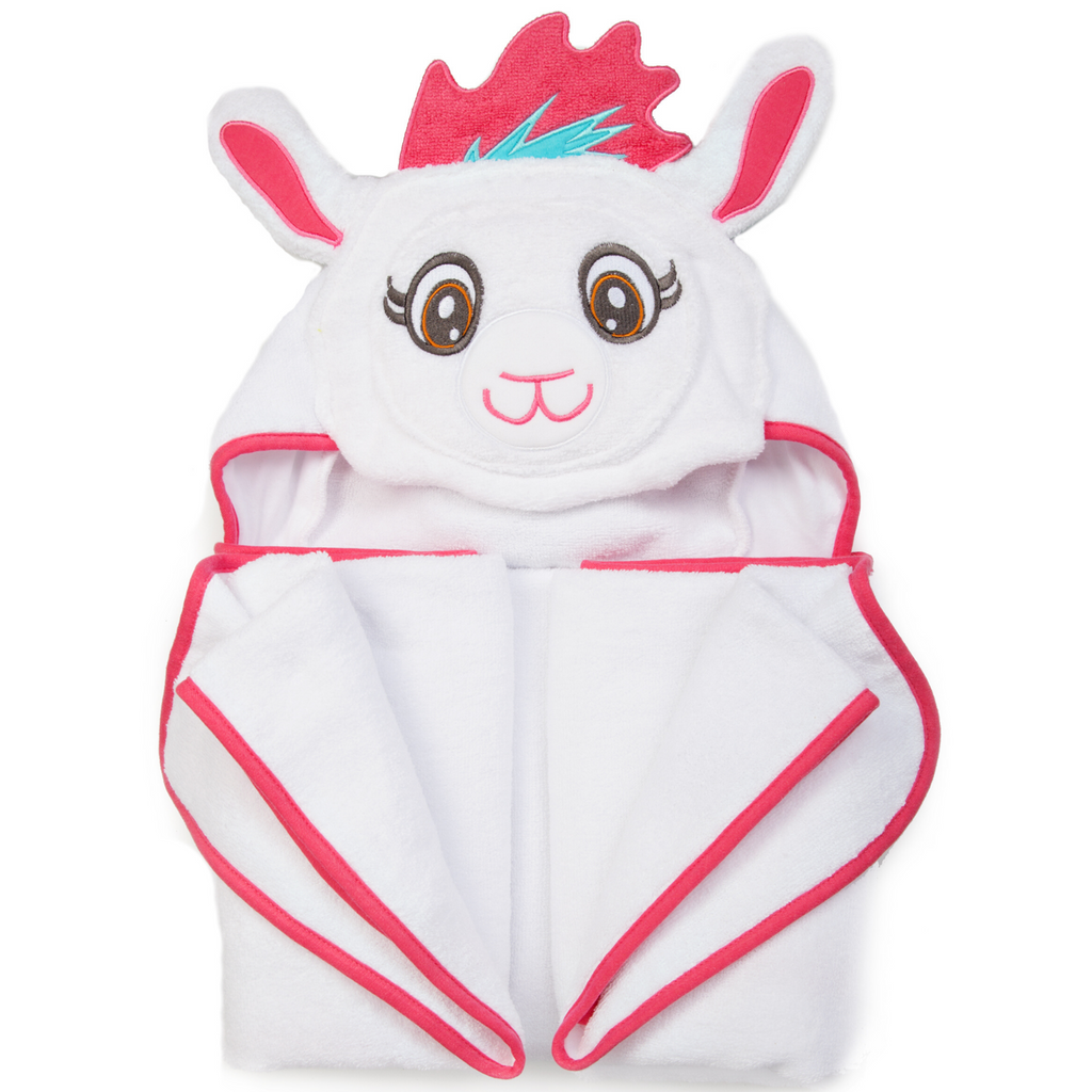 Kids Llama Hooded Towel