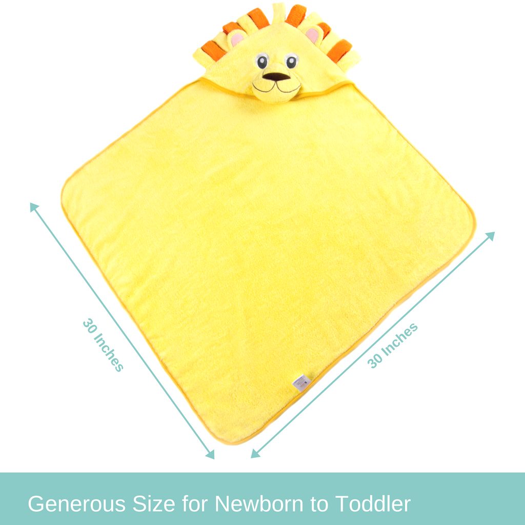 Lion Hooded Baby Towel