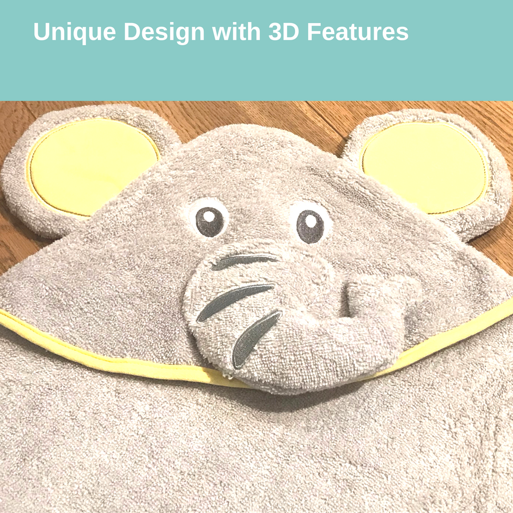 Elephant Hooded Baby Towel