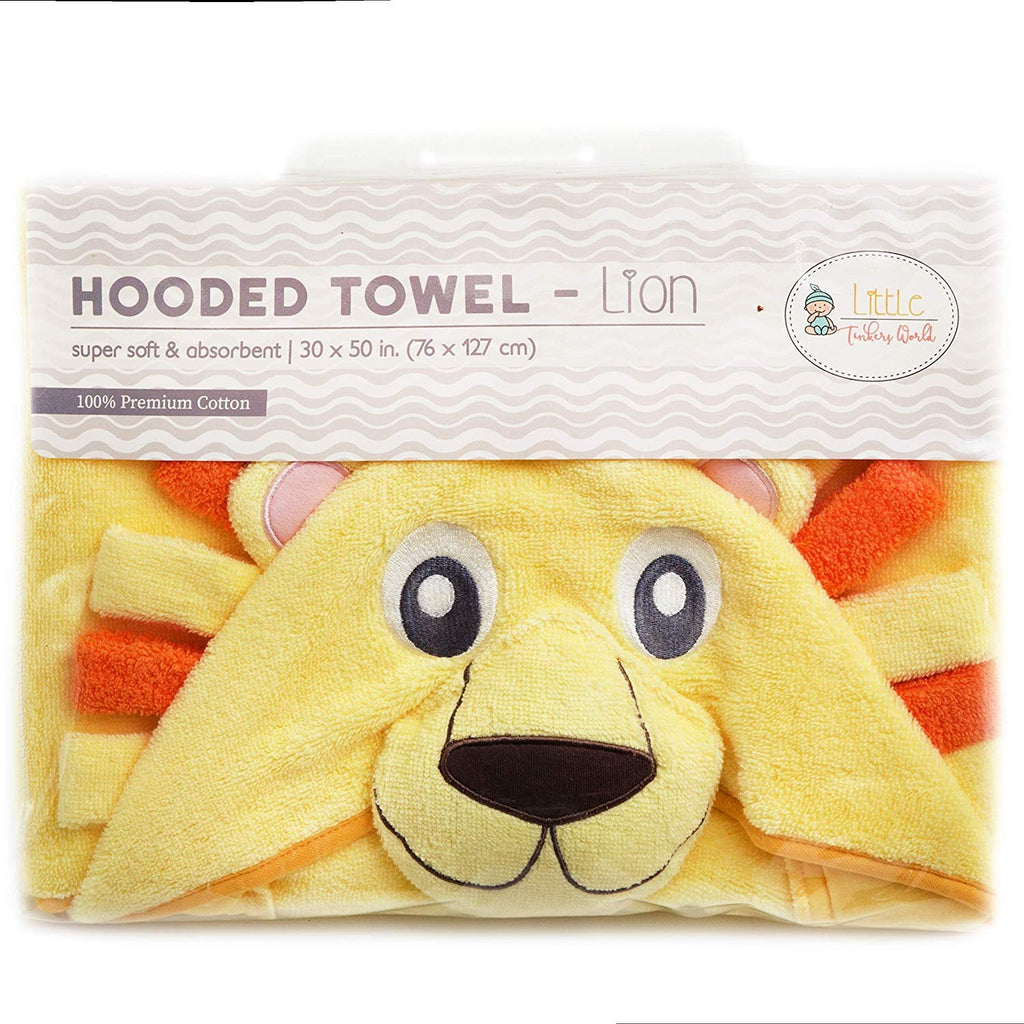 Kids Lion Hooded Towel