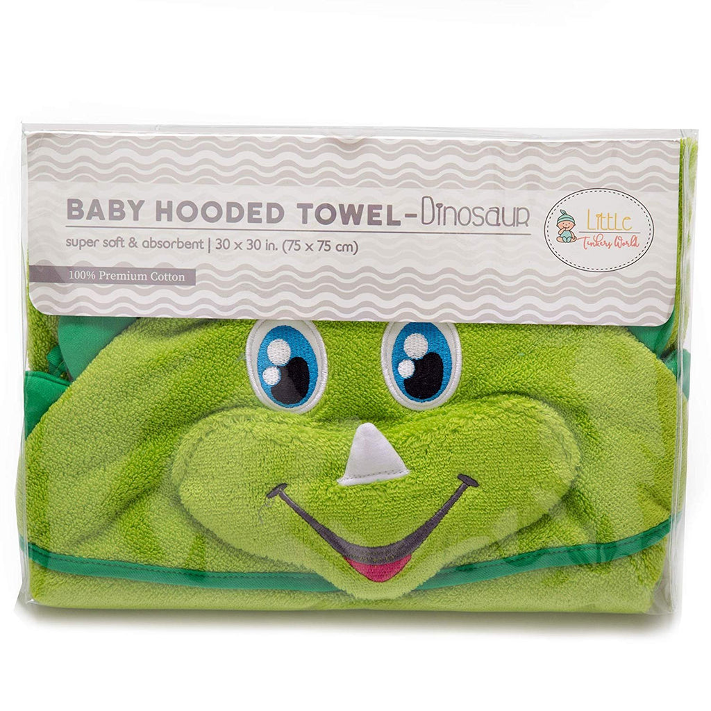 Dinosaur Hooded Baby Towel