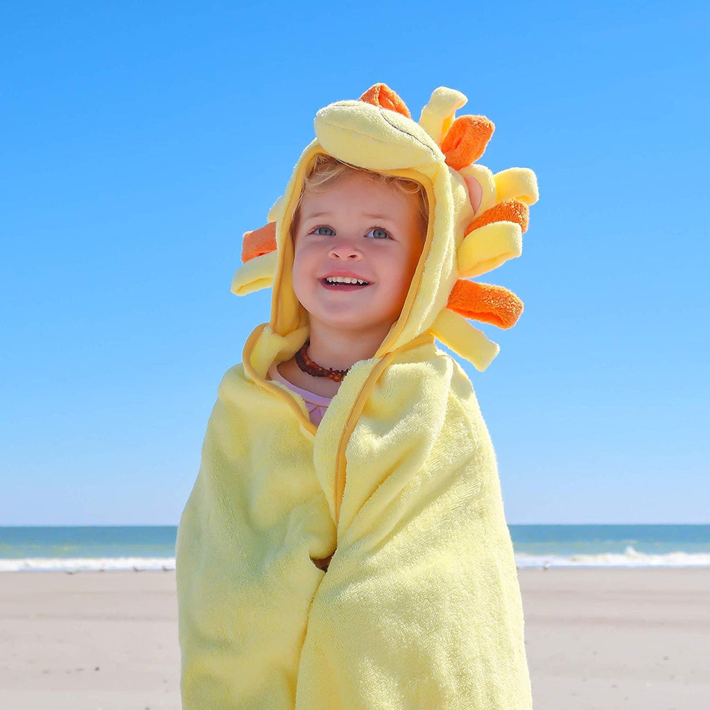 Kids Lion Hooded Towel
