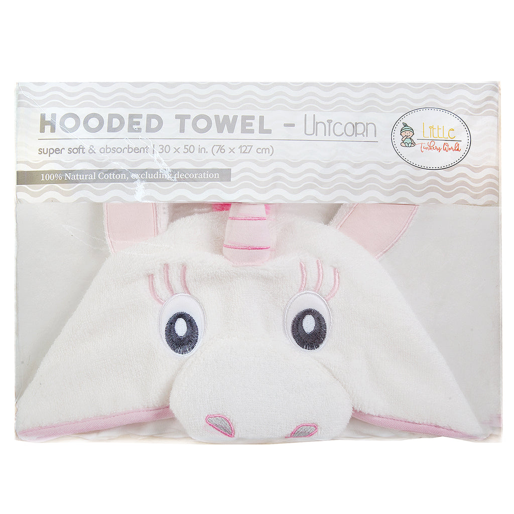 Unicorn Hooded Towel for Kids