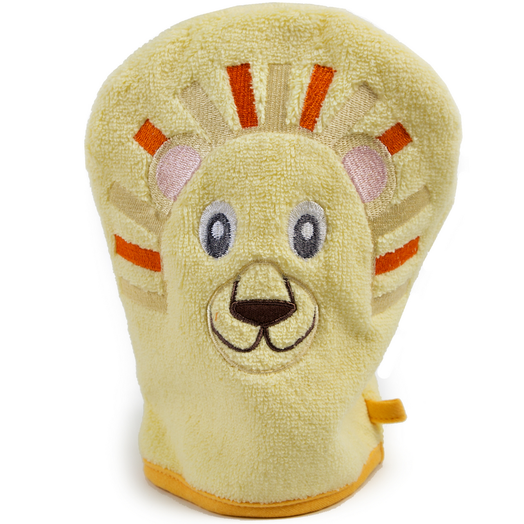 Lion Hooded Baby Towel and Washcloth
